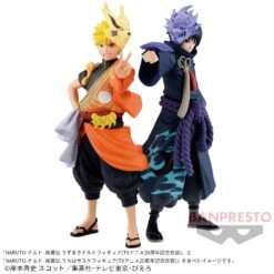 NARUTO SHIPPUDEN FIGURE - TV ANIME 20TH ANNIVERSARY COSTUME - SASUKE AND NARUTO SPECIAL SET 2 Pcs