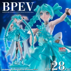 Hatsune Miku Banpresto Evolve Clearluxe - Hatsune Miku EmeraldGem Figure